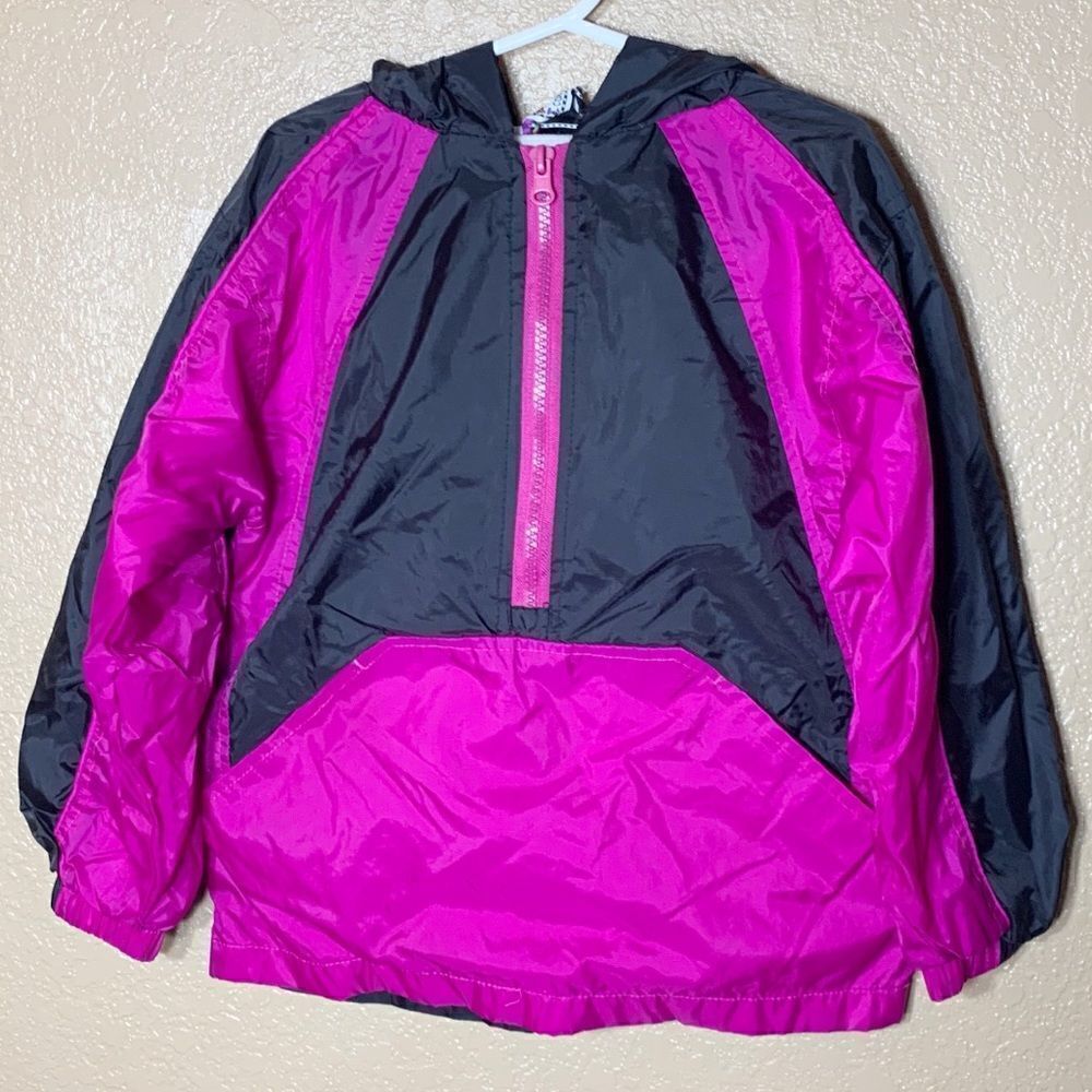 JPI Company vintage girls half zip windbreaker